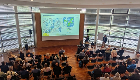Ergebnis-Vorstellung im Rahmen einer Präsentation.